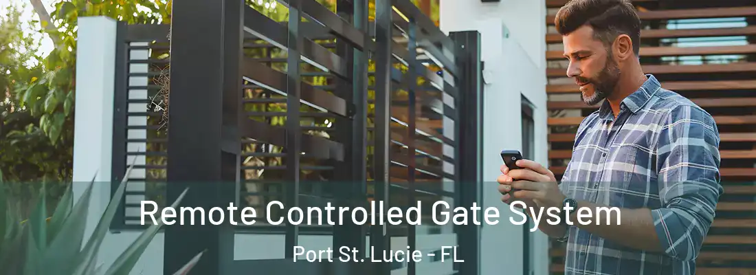 Remote Controlled Gate System Port St. Lucie - FL